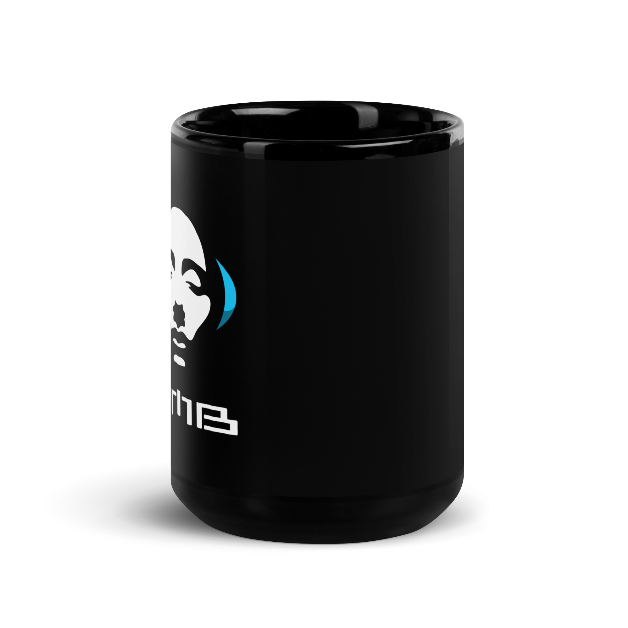 PMB Black Glossy Mug