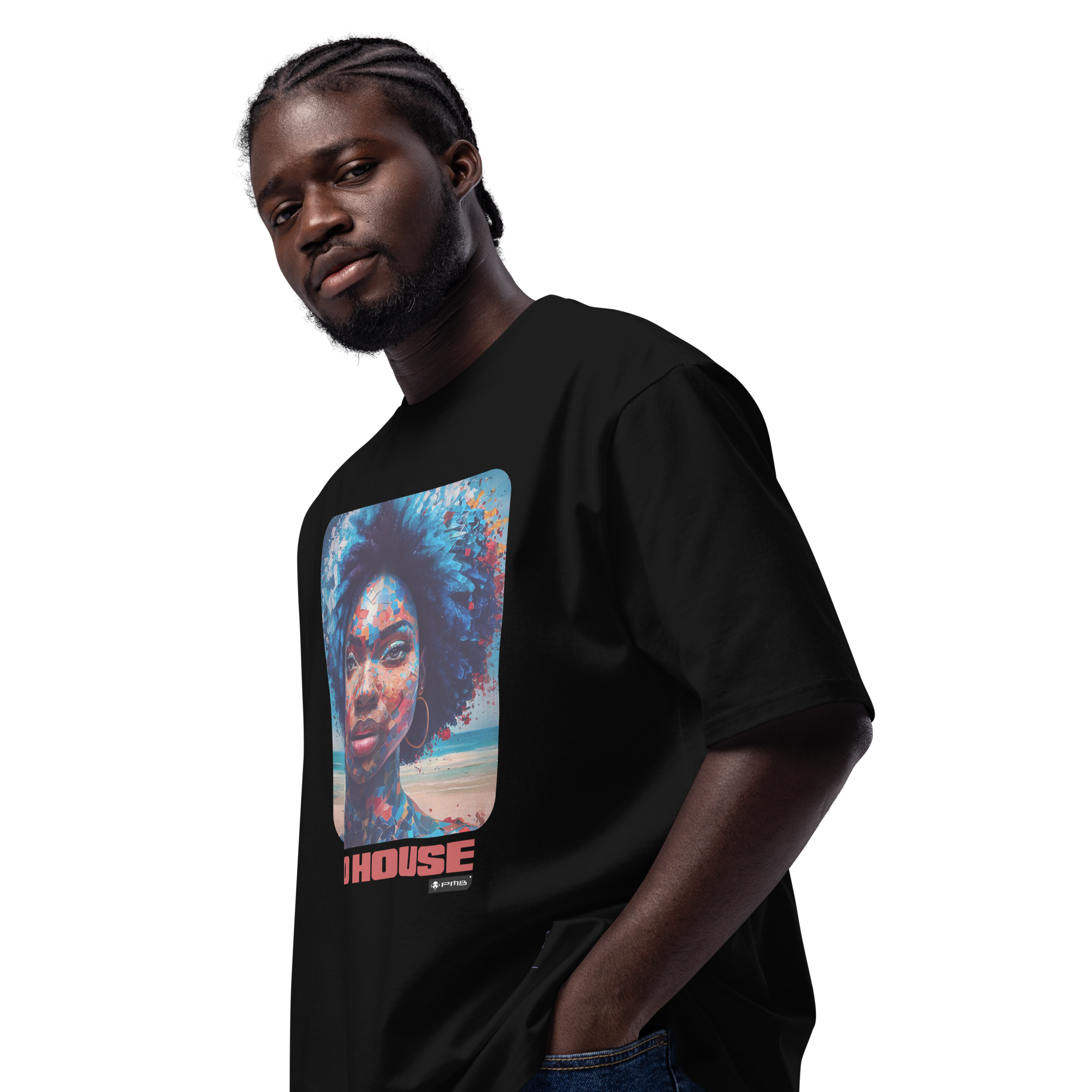 Afro House Oversized Heavyweight T-Shirt