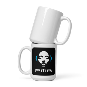 PMB White Glossy Mug