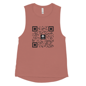 Camiseta QR sin Mangas para Mujer 